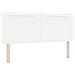 Testata letto design semplice bianco puro 160 cm in finta pelle - Foto miniatura 1