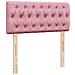 Giroletto a Molle con Materasso Rosa 100x200 cm in Velluto - Foto miniatura 5