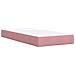 Giroletto a Molle con Materasso Rosa 100x200 cm in Velluto - Foto miniatura 7
