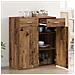 Mobile per la conservazione Legno Antico 80x42,5x93,5 cm Legno ingegnerizzato - Foto miniatura 4