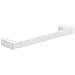 Portasalviette 35 Cm In Ottone E Cromall Pi21-35 Serie Pirenei Bianco Opaco - Foto miniatura 1