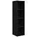 Set mobile TV 4 pz Rovere Nero Legno ingegnerizzato - Foto miniatura 6