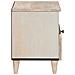 Comodino Beige 40 x 33 x 46 cm legno massello di mango - Foto miniatura 4