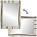 Specchio da bagno con specchio Marrone, argento 50 x 70 x 30 cm - Foto miniatura 9