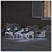 Renne LED 5 pcs Bianco Tessuto - Foto miniatura 3