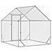 Gabbia per polli Argento 200x170x177cm Acciaio zincato - Foto miniatura 6
