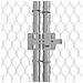 Gabbia per polli Argento 200x170x177cm Acciaio zincato - Foto miniatura 7