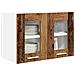 Armadio pensile Riga 2 pcs Legno vecchio 60 x 31 x 40 cm - Foto miniatura 3