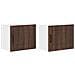 Pensile cucina con porta 2 pcs Rovere Marrone 50 x 31 x 40 cm - Foto miniatura 1