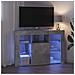 Mobile TV LED Angolare Grigio cemento 103 x 40 x 68 cm - Foto miniatura 5