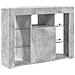 Mobile TV LED Angolare Grigio cemento 103 x 40 x 68 cm - Foto miniatura 6