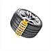 Catene Da Neve Tendinite Ispessite Per Auto E Suv - Aderenza Migliorata Yellow - Foto miniatura 4