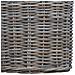 Cestino per piante con archiviazione 2 pcs Grigio Rattan Lacak - Foto miniatura 8