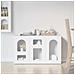 Credenza Bianco 100 x 35 x 59 cm Legno multistrato - Foto miniatura 4