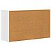 Credenza Bianco 100 x 35 x 59 cm Legno multistrato - Foto miniatura 8