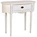 Console In Legno Laccato Bianco Invecchiato 88x36x80h Cm - Foto miniatura 1