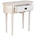 Console In Legno Laccato Bianco Invecchiato 88x36x80h Cm - Foto miniatura 5