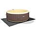 Spa Pool Tonda Pompa Integrata 1800Wt Scalda Acqua Fino 40? 130 Getti Telo Copertura Telo Protezione A Terra 2 Cartucce Filtro Sistema Sicurezza Chiusura Copertura 1000 Litri 208*65 Cm - Foto miniatura 6