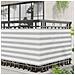 Schermo da balcone Grigio chiaro e bianco 90 x 600 cm - Foto miniatura 3