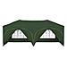 Tenda per feste a pop-up 575 x 288 x 245 cm Verde - Foto miniatura 6