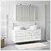 Set di mobili per il bagno 4 pcs Bianco - Foto miniatura 2