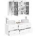 Set di mobili per il bagno 4 pcs Bianco - Foto miniatura 3