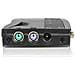 Kit switch KVM PS / 2 4 porte colore nero con cavi - Foto miniatura 2