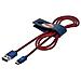 Cavo Micro USB DC Comics Superman per Trasmissione Dati e Ricarica 120 cm - Foto miniatura 1