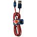 Cavo Micro USB DC Comics Superman per Trasmissione Dati e Ricarica 120 cm - Foto miniatura 2