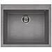 Lavello Quadra 110 Granitek 61x50 cm 1 vasca Colore Grigio Cemento 48 - Foto miniatura 1