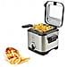 Friggitrice In Acciaio Inox Con Cestello Da 1,5 Litri Mesko Ms 4910 900w - Foto miniatura 1