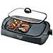 Piastra Bistecchiera Elettrica Barbecue Da Tavolo Con Coperchio Ad 6610 3000w - Foto miniatura 1
