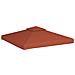Copertura Superiore Gazebo A 2 Strati 310g / m 3x3m Terracotta - Foto miniatura 4