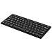 Mini Tastiera Senza Fili Deltaco, Bluetooth, Nera - Foto miniatura 1