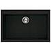 Quadra 130 Lavello da Incasso 1 Vasca Dimensioni 79 x 50 cm Colore Nero - Foto miniatura 1