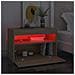Comodini con Luci LED 2 pz Rovere Sonoma 60x35x40 cm - Foto miniatura 3