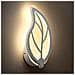 Applique Led Luce Calda 7 W Lampada Da Parete A Forma Di Foglia E32c - Foto miniatura 1