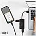 Adattatore Hub Usb Verso 4 Porte Usb Femmina Prolunga 1,5m Maxlife Nero - Foto miniatura 5