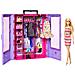 Barbie Fashionistas Ultimate Cabinet Giocattolo Di Moda Portatile Con Bambola, Vestiti, Accessori E Grucce, Regalo Per Bambini Dai 3 Anni In Su - Foto miniatura 1