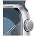 Watch Series 9 GPS Cassa 45mm in Alluminio Argento con Cinturino Sport Blu Tempesta M /L - Foto miniatura 3