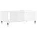 Tavolino Salotto Bianco Lucido 90x50x36,5 Cm Legno Multistrato - Foto miniatura 2