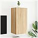 Mobile Tv A Parete Con Luci Led Rovere Sonoma 40,5x35x80 Cm - Foto miniatura 1