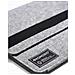 HR-003 borsa per laptop 33 cm (13") Cover Nero, Grigio - Foto miniatura 7
