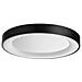 Plafoniera Contemporanea Planet Metallo Nero Led Integrato 28w 3000k Ip20 - Foto miniatura 1