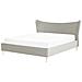 Letto Velluto Chaleix 180 X 200 Cm Grigio Chiaro - Foto miniatura 7