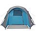 Tenda Familiare Cabina per 6 Persone Blu Impermeabile - Foto miniatura 5