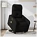 Poltrona Alzapersona Massaggiante Elettrica Nera in Tessuto - Foto miniatura 2