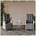 Sedie da Giardino Reclinabili 2 pz con Poggiapiedi Polyrattan - Foto miniatura 2