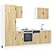 Set Mobili da Cucina 7 pz Kalmar Rovere Sonoma in Truciolato - Foto miniatura 2