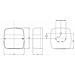 Fanale Alogeno Posteriore Dx 110x110mm Confezione Da 2 Pezzi - Foto miniatura 2